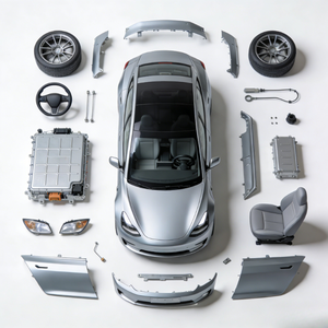 Kit de Carrocería YUCHI para Tesla Model 3 Estilo Hacker, Parachoques Delantero, Parachoques Trasero, Faldones Laterales y Capó para Tesla Model 3 - Product Image 4