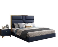 Meubles modernes de luxe, ensemble de meubles de chambre classique, lit king size de luxe