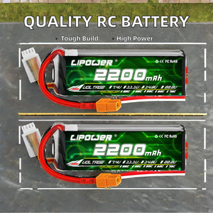 대용량 7.4V 11.1v 14.8v 22.2v XT60 커넥터 2200mAh <span class=keywords><strong>RC</strong></span> LIPO 배터리 팩 <span class=keywords><strong>RC</strong></span> 드론 리튬 이온 - Product Image 3