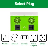 Générateur solaire portable 1000W, station d'alimentation 2000Wh avec batterie LiFePO4, UPS, MPPT et onduleur à onde sinusoïdale pure