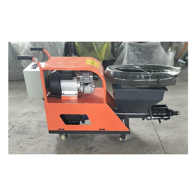 Mortar Spray Plaster Rendering Machine Cement Mortar Plastering Spraying Machine