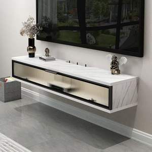 Mesa de <span class=keywords><strong>TV</strong></span> Esquinera de Diseño Simple con Puerta de Vidrio <span class=keywords><strong>para</strong></span> Sala de Estar, Precio de Mayoreo, Soporte de <span class=keywords><strong>TV</strong></span> <span class=keywords><strong>Flotante</strong></span> de Mármol Personalizado, Moderno y Lujoso - Product Image 5