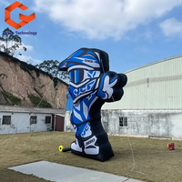 Modèle de robot gonflable géant personnalisé, mascotte de robot gonflable de dessin animé, homme de robot gonflable pour la publicité