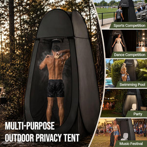 Portable Instant Changing Three-season Polyester Fabric <b>Tent</b> Privacy Dressing <b>Room</b> Bathroom Toilet for Beach Outdoor Pop Shower - Product Image 6