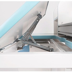 Support de bureau d'étudiant Yuyao en fer, réglable à 8 ou 12 niveaux d'inclinaison, avec charnière pour bureau d'écriture - Product Image 5