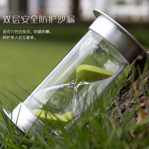 Çocuk Feng Shui dini büyük kum saati zamanlayıcı süsler 5/10/15/20/<span class=keywords><strong>30</strong></span> dakika noel uygun cam oyma - Product Image 2