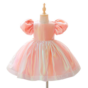 ชุดเดรสเจ้าหญิงสีชมพูฟูฟ่องประดับโบว์ สำหรับงานปาร์ตี้ งานแต่งงาน งานเทศกาล และการแสดงบนเวที - Product Image 5
