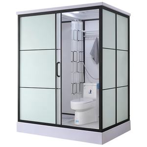 Unité de salle de bain préfabriquée au design moderne porte coulissante plateau rectangulaire cabines de <span class=keywords><strong>douche</strong></span> pliantes élégantes cloisons de toilette cabines de <span class=keywords><strong>douche</strong></span> - Product Image 1