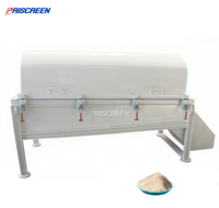 Layar tromel industri baja karbon, tahan korosi, pemisah berlian emas porselen kelas makanan, layar getaran seluler