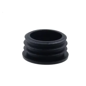 25毫米直径x 13.8mmh高质量圆形黑色塑料管塞
