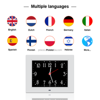 Jam Alarm Digital, tampilan huruf besar, pengingat, kalender Digital, 8 inci, kehilangan memori, Jam Alarm demam,