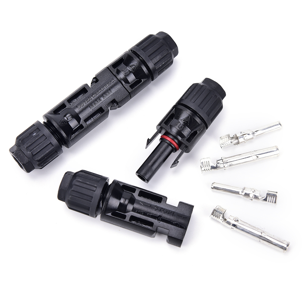 Solar Connector IP67 Waterproof 30A 1000V DC Male & Female PV Solar Panel Cable Connectors In A Set Competitive Price · image 2