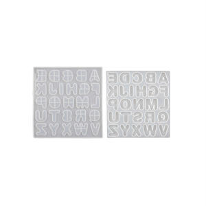 Kit éducatif DIY de lettres en résine pour l'apprentissage de l'écriture, ensemble de 26 lettres de l'alphabet anglais, moule en silicone - Product Image 5