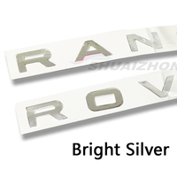 Ensemble de 40, 10 et 5 emblèmes pour Range Rover Limited : autocollant de capot avant style sport en temps réel et lettres de coffre arrière, logo, badge