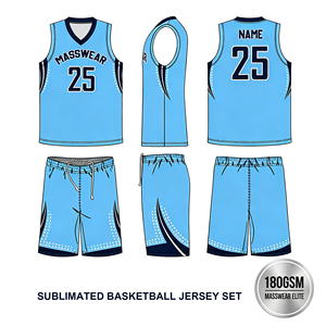 Premium op maat gemaakte bedrukte basketbaluniformen met gestroomlijnd paneelontwerp, dynamische pasvorm, ademend, vochtregulerend, 50+ wasbeurten - Product Image 1