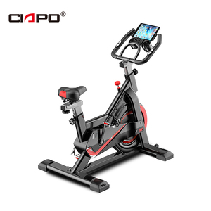 <span class=keywords><strong>Bicicleta</strong></span> de Spinning Unisex Negra y Roja para Interiores, Equipo de Gimnasio de Última Generación con Sistema de <span class=keywords><strong>Freno</strong></span> Magnético Hecho de Acero y Metal - Product Image 3