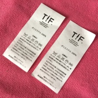 Étiquettes de vêtements Tyvek à découpe droite, imperméables, avec logo de marque, étiquettes d'entretien Tyvek carrées imprimées, lavables, à prix abordable