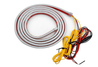 Systèmes d'éclairage automobile 1,2 m 1,5 m 1,8 m 12 V Bandes lumineuses extérieures universelles flexibles Tube de signalisation de direction Lumière LED pour capot de voiture