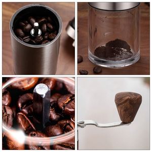 Custom Logo Metal Handheld Portable Stainless Steel <b>Mini</b> Coffee <b>Grinder</b> for Home Use - Product Image 3