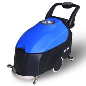 popular use 1100W charger commercial all closed vacuum scrubbing machine high pressure cleaner floor scrubber dryers cleaning