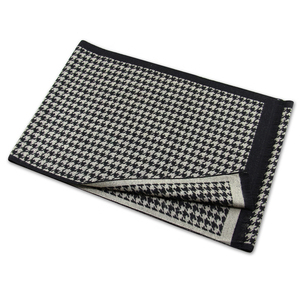 2025 nuevo silenciador de alta calidad Bufanda De <span class=keywords><strong>La</strong></span> <span class=keywords><strong>Monda</strong></span> invierno cálido patrón romboidal lana lujo Plaid hombres bufanda - Product Image 2