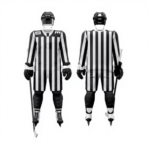 ชุดยูนิฟอร์มฮอกกี้น้ำแข็งสำหรับผู้ใหญ่ไซส์พลัสแบบกำหนดเอง ชุดทีมทันสมัย ผลิตจากโพลีเอสเตอร์ 100% บริการ OEM จัดส่งตรงจากโรงงาน - Product Image 1