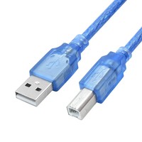 Câble de données USB 2.0 à tête carrée, tout en cuivre, haute vitesse, universel, pour connexion d'imprimante et de copieur