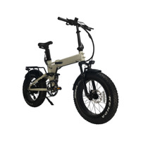 Vélo électrique pliable à pneus larges de 20 pouces, 750W, 36V, batterie au lithium 20AH, moteur sans balais, alliage d'aluminium, 7 vitesses, certifié CE