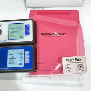 Goodcarway ฟิล์มกระจกตกแต่งสีดำติดเพชรคริสตัล: 47% VLT 59% uvr ฟิล์มกระจกเคลือบเงากระจกรถยนต์8% ป้องกันสีจาก IRR - Product Image 4