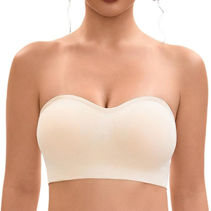 Convertible <strong>Clear</strong> Tube Top Straps Bandeau <strong>Bras</strong> slip Women's Sport Padded <strong>Bra</strong> Wireless Push up Sexy Lingerie <strong>Strapless</strong> <strong>Bra</strong> - Product Image 1