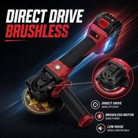 Meuleuse d'angle à entraînement direct sans boîte de vitesses, sans balais, 40V Lithium, 1200W, haute puissance pour meulage et découpe