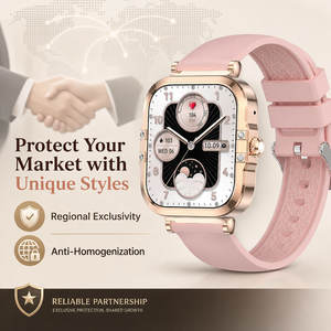 HK82 2026 Smartwatch da Donna con Schermo AMOLED HD a Colori da 1,75 Pollici per Chiamate, NFC, Monitoraggio del Sonno, Cinturino in Gomma, IP68 - Product Image 6