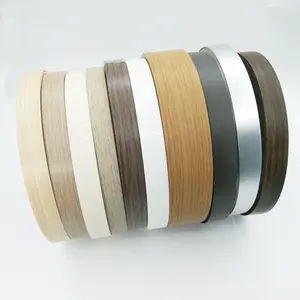 0.4mm 0.45mm 1mm 2mm 3mm Solid Color Woodgrain Abs Acrylic Pvc Edge Banding Tape Factory Supply Plastic Edge Banding Strip