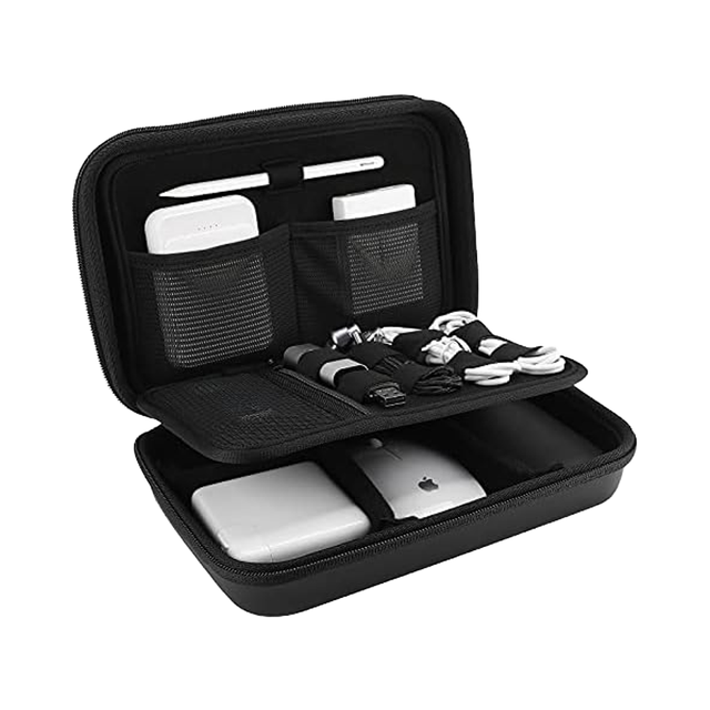 Eva Travel Earphone Digital Cable Storage Bag Electronic Accessories Carry Data Cable Organizer Case for Usb Charger