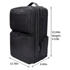 Sac de rangement multifonctionnel grande capacité pour outils de coiffure et cosmétiques de barbier, sac <span class=keywords><strong>à</strong></span> dos portable pour barbier, vente en gros - Product Image 4