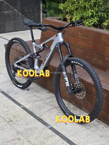 Vélo de montagne électrique Amflow PL Carbon avec système d'entraînement Amflow Avinox, écran de contrôle LED intégré, vélo électrique Amflow PL à suspension intégrale - Product Image 5