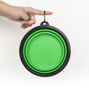 Toptan yüksek kalite evcil hayvan kaseleri katlanır köpek maması kaseleri standı ile - Product Image 2