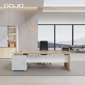 Factory Direct Wholesale New Design Made Luxury Modern Wooden Boss Executive Ceo Desk Manager Office <strong>Table</strong> - Product Image 2