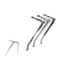 Pieds de meubles modernes en alliage d'aluminium pour table basse de salon, design carré imperméable