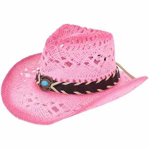 Chapeau de cowboy occidental en gros pour hommes et femmes, chapeau de soleil rétro à large bord en paille pour les voyages d'été et la plage - Product Image 4