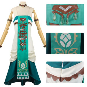Disfraz de Cosplay de Resina de la Princesa <span class=keywords><strong>Zelda</strong></span> y Link, Traje de Juego de Rol de <span class=keywords><strong>Anime</strong></span>, Caja Original - Product Image 3