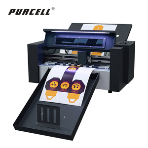 Tự động cho ăn hai đầu A3 chết cắt máy nhăn nhãn tờ & A4 giấy Sticker đường viền cắt decal - Product Image 1