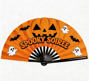 Abanicos Plegables Promocionales Personalizados de Nailon, Grandes, para Publicidad - Product Image 1