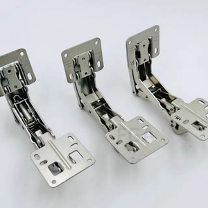 Acier laminé à froid de haute qualité, finition nickel, angle réglable à 165 degrés, fermeture douce, dissimulé, pour meubles de cuisine et scolaires - Product Image 3