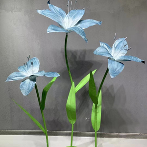 T74 MSH New <strong>Design</strong> 3D <strong>Artificial</strong> Giant Flower Large Paper Flower Sets Rose <strong>Customized</strong> Colors <strong>Peony</strong> Giant Plants Wedding Decor - Product Image 5