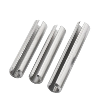Pin Cotter Silinder Elastis Tipe Pegas Berlubang dari Baja Tahan Karat 304 OEM Kustom