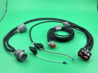Kit Kabel Harness Mesin Otomotif Kustom Aftermarket untuk Pergantian Mesin, Kabel Terpasang Rapi, Konektor Tahan Air IP67