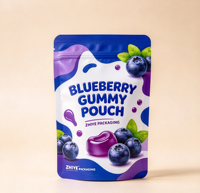Pochette refermable pour aliments avec logo personnalisé, sac refermable à fond plat, emballage recyclable BOPP VMPET PE