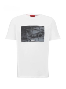 Camiseta de Manga Corta para Hombre, 2026, Transpirable, Cómoda, de Algodón Liso, con Estampado de Letras, Cuello Redondo, Suave - Product Image 2