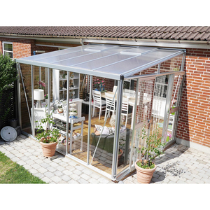 Serre de jardin domestique Cadre en alliage d'aluminium base en jardin d'arrière-cour écologique résistante à la pourriture - Product Image 4